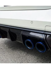 Carbonado CFRP MP Style Qual Rear Lip w/ Caps BMW M4 2021+                                     - CF8485MP-RL-SET - Image 18