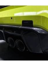 Carbonado CFRP MP Style Qual Rear Lip w/ Caps BMW M4 2021+                                     - CF8485MP-RL-SET - Image 4