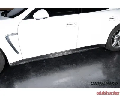 Carbonado DryCF SD Style Side Skirts Porsche Panamera 970 2010-2016 - DRYCF970-KG-976SD-FL