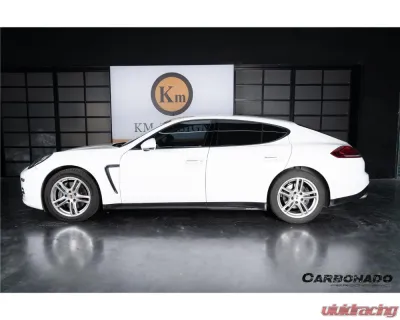 Carbonado DryCF SD Style Side Skirts Porsche Panamera 970 2010-2016 - DRYCF970-KG-976SD-FL