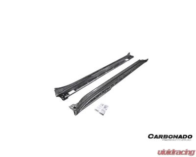 Carbonado DryCF SD Style Side Skirts Porsche Panamera 970 2010-2016 - DRYCF970-KG-976SD-FL