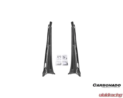 Carbonado DryCF SD Style Side Skirts Porsche Panamera 970 2010-2016 - DRYCF970-KG-976SD-FL