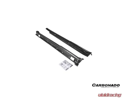Carbonado DryCF SD Style Side Skirts Porsche Panamera 970 2010-2016 - DRYCF970-KG-976SD-FL