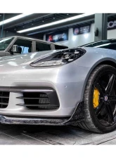 Carbonado DryCF Front Lip for Porsche Panamera 971 2017-2023 4S, 4, GTS - Part No: 971OD-FL                                     - DRYCF971-FL - Image 12