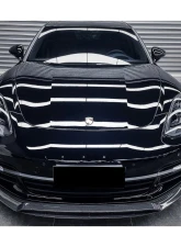 Carbonado DryCF Front Lip for Porsche Panamera 971 2017-2023 4S, 4, GTS - Part No: 971OD-FL                                     - DRYCF971-FL - Image 7