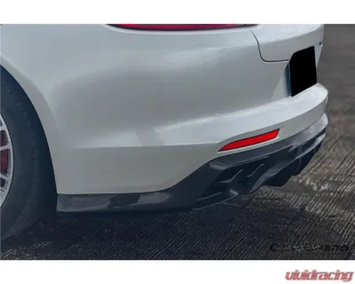 Carbonado DryCF KDA Style Rear Diffuser Porsche Panamera 971 2017-2023 - DRYCF971-KG-KDA-RD