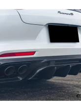 Carbonado DryCF KDA Style Rear Diffuser Porsche Panamera 971 2017-2023                                     - DRYCF971-KG-KDA-RD - Image 6