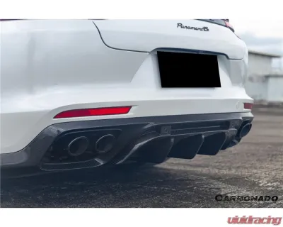 Carbonado DryCF KDA Style Rear Diffuser Porsche Panamera 971 2017-2023 - DRYCF971-KG-KDA-RD
