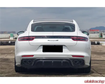 Carbonado DryCF KDA Style Rear Diffuser Porsche Panamera 971 2017-2023 - DRYCF971-KG-KDA-RD