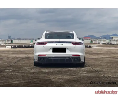 Carbonado DryCF KDA Style Rear Diffuser Porsche Panamera 971 2017-2023 - DRYCF971-KG-KDA-RD