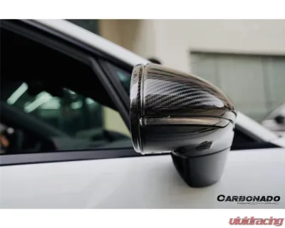 Carbonado DryCF OEM Style Mirror Housing Porsche Panamera 2017-2025 - DRYCF971-KG-OEM-MC
