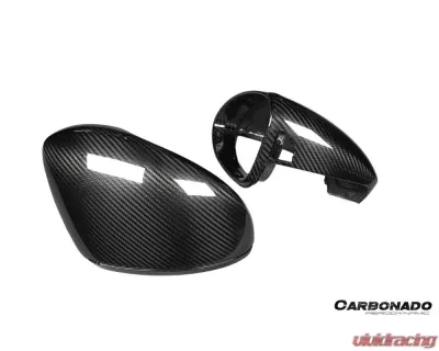 Carbonado DryCF OEM Style Mirror Housing Porsche Panamera 2017-2025 - DRYCF971-KG-OEM-MC