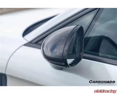 Carbonado DryCF OEM Style Mirror Housing Porsche Panamera 2017-2025 - DRYCF971-KG-OEM-MC