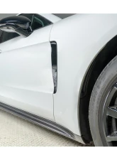 Carbonado DryCF SD Style Side Skirts Porsche Panamera 971 2017-2023                                     - DRYCF971-KG-SD-SS - Image 8
