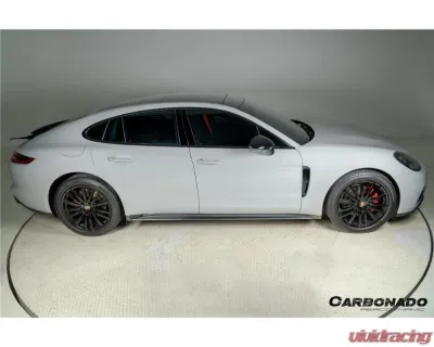 Carbonado DryCF SD Style Side Skirts Porsche Panamera 971 2017-2023 - DRYCF971-KG-SD-SS