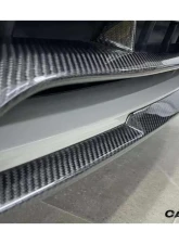 Carbonado DryCF KDA Style Front Lip for Porsche Panamera 971 GTS 2017-2023                                     - DRYCF971GTS-KG-KDA-FL - Image 4