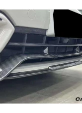 Carbonado DryCF KDA Style Front Lip for Porsche Panamera 971 GTS 2017-2023                                     - DRYCF971GTS-KG-KDA-FL - Image 5