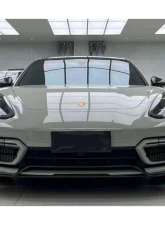 Carbonado DryCF KDA Style Front Lip for Porsche Panamera 971 GTS 2017-2023                                     - DRYCF971GTS-KG-KDA-FL - Image 7