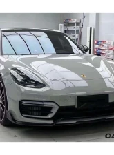 Carbonado DryCF KDA Style Front Lip for Porsche Panamera 971 GTS 2017-2023                                     - DRYCF971GTS-KG-KDA-FL - Image 8