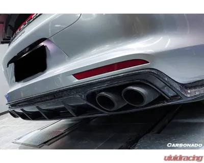 Carbonado DryFGCF OD Style Rear Lip Porsche Panamera 2017-2023 - DRYFGCF971OD-RD