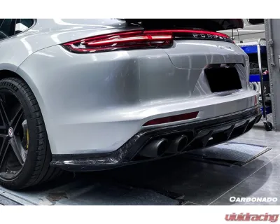 Carbonado DryFGCF OD Style Rear Lip Porsche Panamera 2017-2023 - DRYFGCF971OD-RD