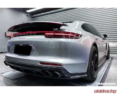 Carbonado DryFGCF OD Style Rear Lip Porsche Panamera 2017-2023 - DRYFGCF971OD-RD