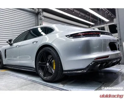 Carbonado DryFGCF OD Style Rear Lip Porsche Panamera 2017-2023 - DRYFGCF971OD-RD