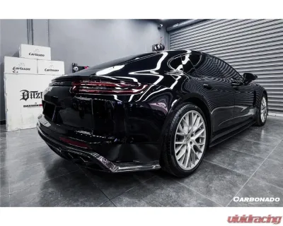 Carbonado DryFGCF OD Style Rear Lip Porsche Panamera 2017-2023 - DRYFGCF971OD-RD