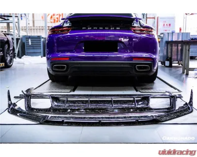 Carbonado DryFGCF OD Style Rear Lip Porsche Panamera 2017-2023 - DRYFGCF971OD-RD