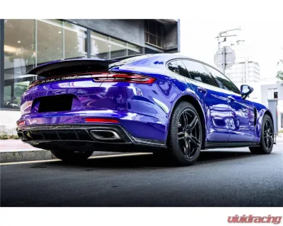Carbonado DryFGCF OD Style Rear Lip Porsche Panamera 2017-2023 - DRYFGCF971OD-RD