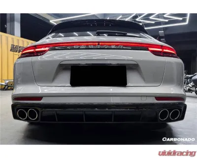 Carbonado DryFGCF OD Style Rear Lip Porsche Panamera 2017-2023 - DRYFGCF971OD-RD