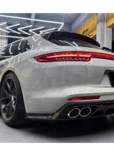 Carbonado DryFGCF OD Style Rear Lip Porsche Panamera 2017-2023                                     - DRYFGCF971OD-RD - Image 9
