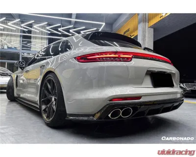 Carbonado DryFGCF OD Style Rear Lip Porsche Panamera 2017-2023 - DRYFGCF971OD-RD