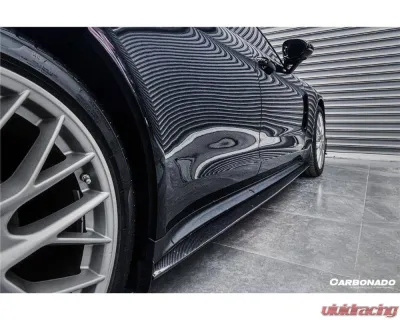 Carbonado DryCF OD Style Side Skirts Porsche Panamera 2017-2023 - DRYCF971OD-SS
