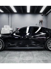 Carbonado DryCF OD Style Side Skirts Porsche Panamera 2017-2023                                     - DRYCF971OD-SS - Image 15