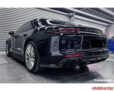Carbonado DryCF OD Style Side Skirts Porsche Panamera 2017-2023 - DRYCF971OD-SS