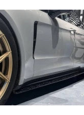 Carbonado DryCF OD Style Side Skirts Porsche Panamera 2017-2023                                     - DRYCF971OD-SS - Image 5