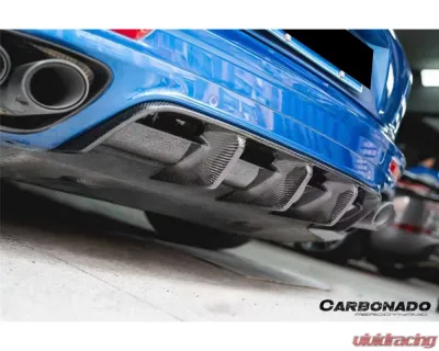 Carbonado DryCF KDA Style Rear Diffuser Porsche Panamera 971 2017-2023 - DRYCF971SD-KG-KDA-RD
