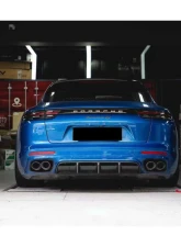 Carbonado DryCF KDA Style Rear Diffuser Porsche Panamera 971 2017-2023                                     - DRYCF971SD-KG-KDA-RD - Image 7
