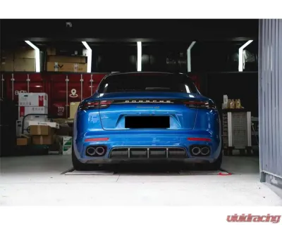 Carbonado DryCF KDA Style Rear Diffuser Porsche Panamera 971 2017-2023 - DRYCF971SD-KG-KDA-RD