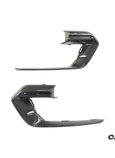 Carbonado Dry Carbon Fiber Front Bumper Air Vent for Porsche Panamera 971 2017-2023                                     - DRYCF971SD-KG-OEM-FBVT - Image 2