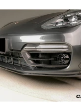 Carbonado Dry Carbon Fiber Front Bumper Air Vent for Porsche Panamera 971 2017-2023                                     - DRYCF971SD-KG-OEM-FBVT - Image 6