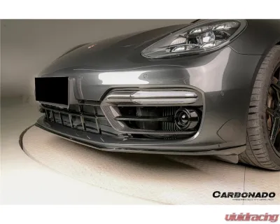 Carbonado Dry Carbon Fiber Front Bumper Air Vent for Porsche Panamera 971 2017-2023 - DRYCF971SD-KG-OEM-FBVT