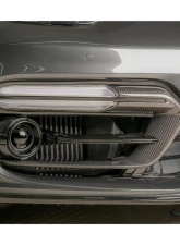 Carbonado Dry Carbon Fiber Front Bumper Air Vent for Porsche Panamera 971 2017-2023                                     - DRYCF971SD-KG-OEM-FBVT - Image 8