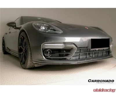 Carbonado Dry Carbon Fiber Front Bumper Air Vent for Porsche Panamera 971 2017-2023 - DRYCF971SD-KG-OEM-FBVT
