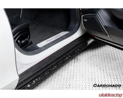 Carbonado DryCF SD Style Side Skirts Porsche Panamera 971 | 976 2017-2025 - DRYCF976-KG-SD-SS