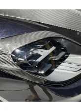 Carbonado DryCF OD Style Headlight Eyelid Eyebrow Cover Porsche Panamera 976 2024-2025                                     - DRYCF976-OD-EB - Image 6
