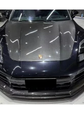 Carbonado DryCF OD Style Headlight Eyelid Eyebrow Cover Porsche Panamera 976 2024-2025                                     - DRYCF976-OD-EB - Image 2