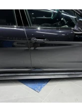 Carbonado DryCF OD Style Side Skirts Porsche Panamera 976 2024-2025                                     - DRYCF976-OD-SS - Image 3