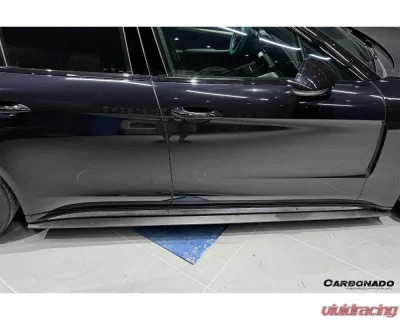 Carbonado DryCF OD Style Side Skirts Porsche Panamera 976 2024-2025 - DRYCF976-OD-SS